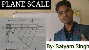 How to Draw Plane Scale in Engineering Drawing साधारण पैमाने को कैसे बनाये,By- Satyam Singh