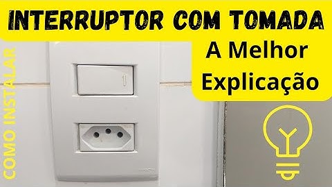 COMO Instalar TOMADA com INTERRUPTOR da maneira correta.