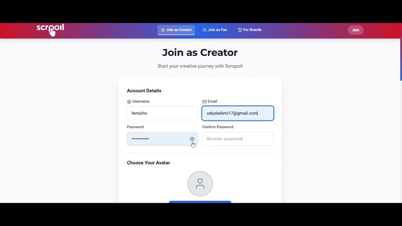Scropoll Demo - Bolt Hackathon
