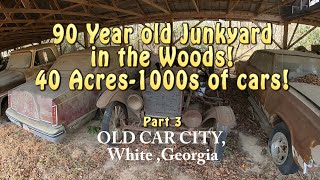 EP582 OLDEST CLASSIC CAR GRAVEYARD IN US    The Circle and the Shop Part 3 Old Car City, White GA