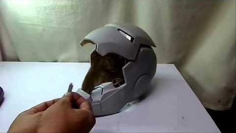 Ironman MK3 Helmet Motorized Faceplate by pRoJectEarth7