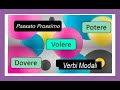 Lezione 93. Passato Prossimo: Volere Potere Dovere. Verbi  Modali Verbi Riflessivi