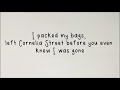 Taylor Swift - &#39;Cornelia Street&#39; lyrics