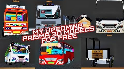 My upcoming prisma 3D models for free 😁#bussidmods #bussid  #busstimulatorindonesia