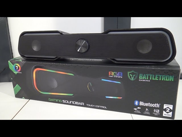 Barre de son Battletron Gaming - Noir