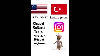Amerikada İllegal Şeyler Vs Türkiyede İllegal Şeyler Ş