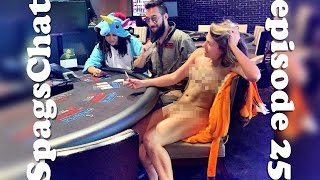 VEGAS STRIP POKER IN A LION ONESIE | SpagsChat