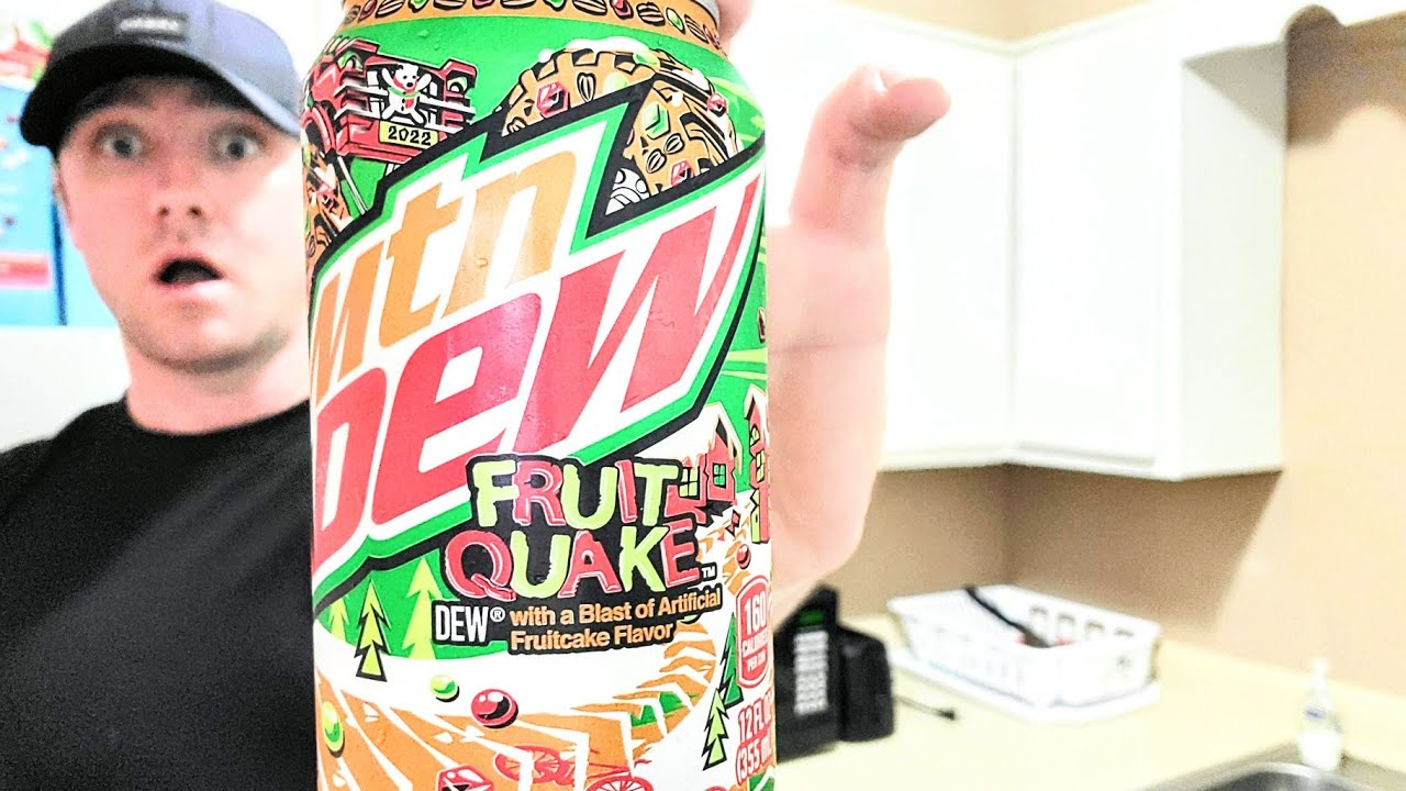 Mountain Dew's NEW Fruit Quake Review! 2022 Limited Edition YouTube