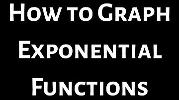 How to Graph Exponential Functions