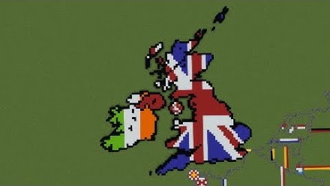 How to build medium scale world flag map part 1 British isles