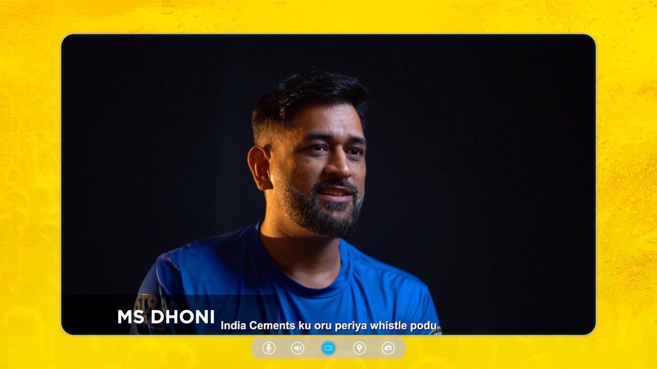 Celebrating 75 years of India Cements With CSK