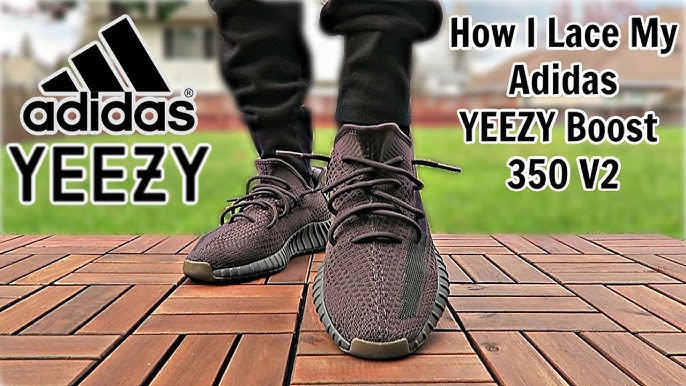 3 WAYS TO LACE YOUR YEEZY 350 V2's - YouTube