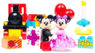 Negende Faeröer onderwerp LEGO Duplo Train Mickey & Minnie Birthday Parade 10597 - YouTube