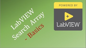 LabVIEW Search Array - Basics
