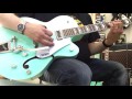 Limited Edition Gretsch Electromatic G5420t Surf Green Review W/ Analog Alien Rumble Seat Pedal