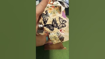 Made a snippet roll😁 #scrapbooking #embellishments #ephemera #junkjournalideas