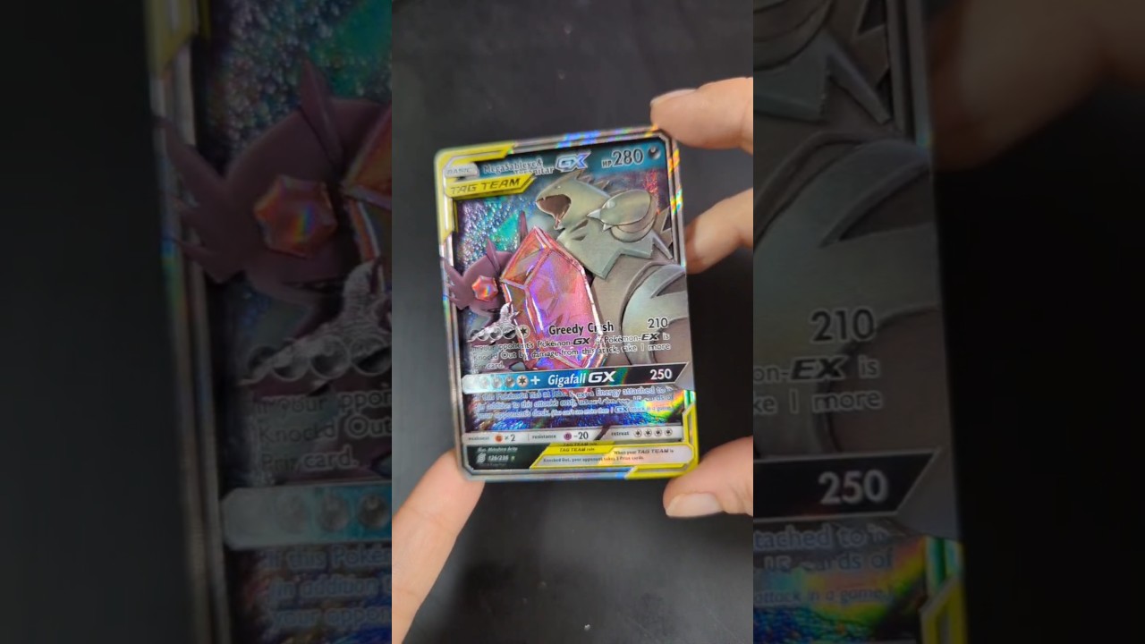 3D Mega Sableye & Tyranitar GX Pokémon Card