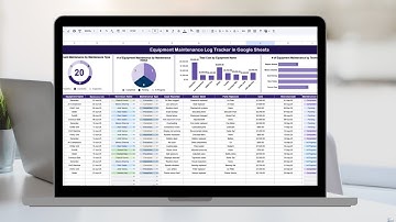 Equipment Maintenance Log Tracker in Google Sheets