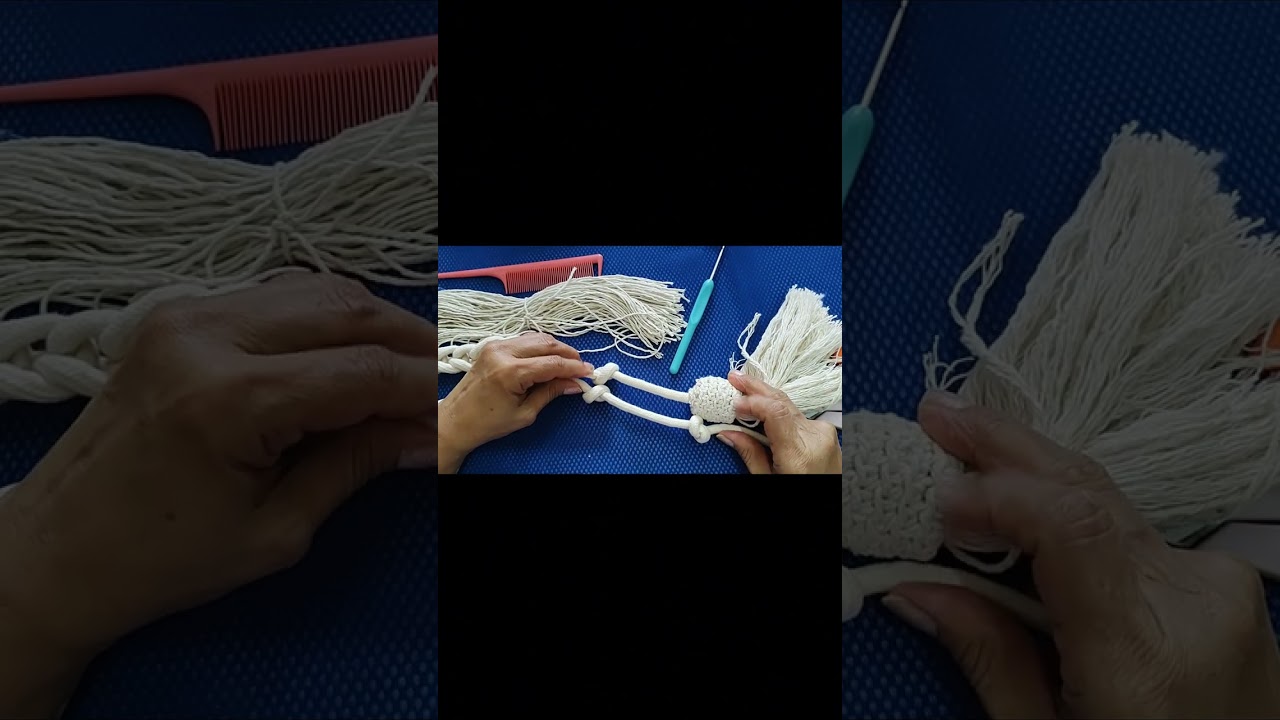 HOJE VAMOS FAZER UM PRENDEDOR DE CORTINA DE TRANÇA 