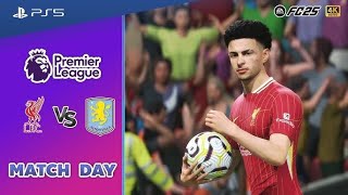 Liverpool Vs Aston Villa Premier League Eafc 2025 Mobile Gameplay