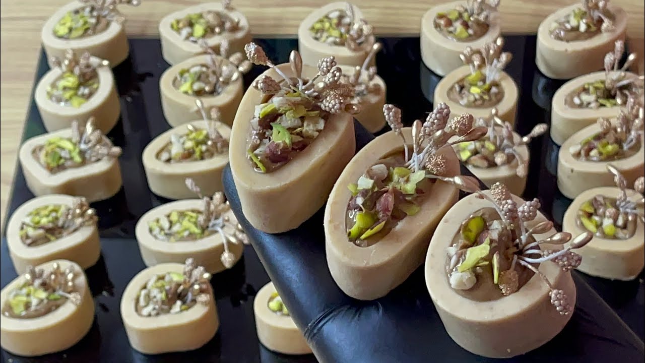 حلوى بريستيج لاول مرة على اليوتيوب بشكل جديد كذوب فالفم بحشوة مقرمشة و لذيذة لي دقها يطلب ليك الوصفة