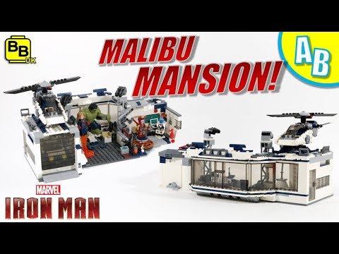 LEGO IRON MAN MALIBU MANSION 76131 ALTERNATIVE BUILD