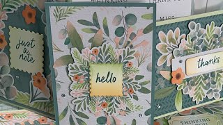 Ephemera Card Tutorial - Simply Said by Stampin’ Up! - Frames & Flowers DSP - Card on Blue Card Club