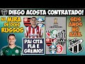 RUSSOS QUEREM VEIGA;  PAI DIZ QUE FLA E GRÊMIO TENTAM TORREIRA; DIEGO ACOSTA NO GALO! CEARÁ NO AZUL