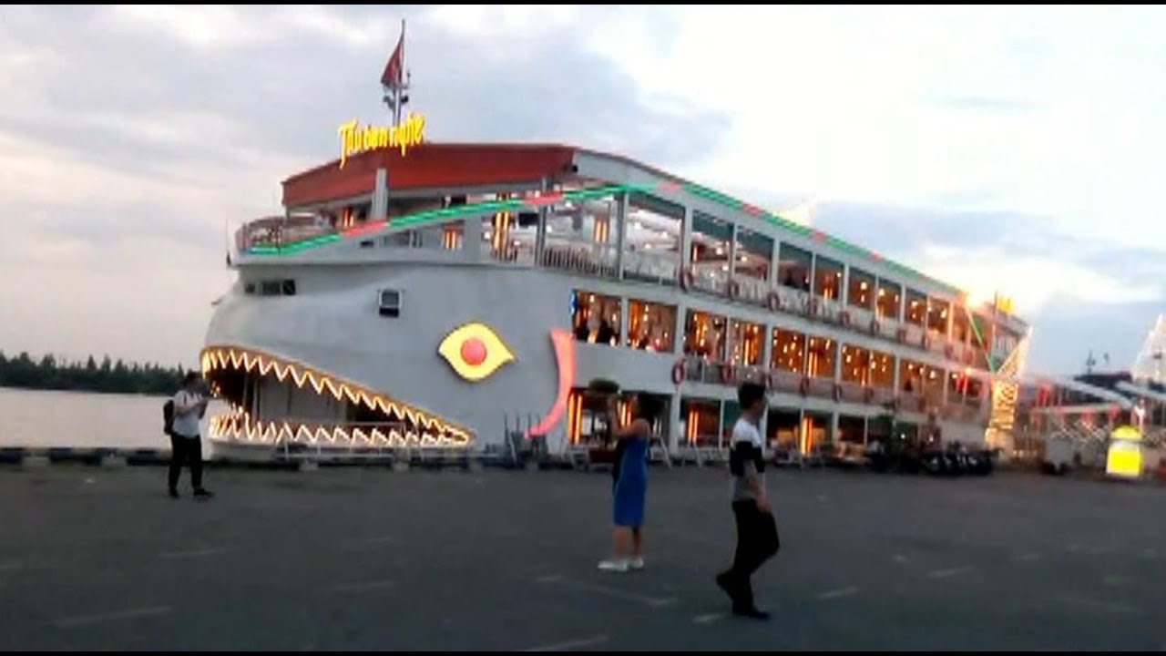 tàu nhà hàng sài gòn New 2022 Thưởng thức buffet trên du thuyền trên sông Sài Gòn