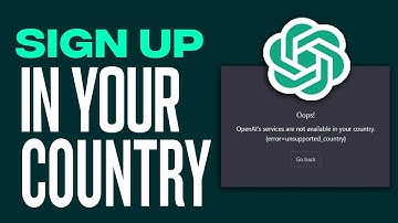How To Sign Up For ChatGPT If Not Available In Your Country - ChatGPT Tutorial