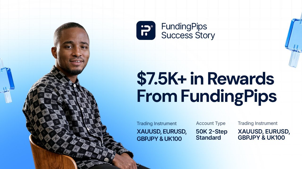 $7.5K+ in Rewards From FundingPips : received parents’ monthly salary in one reward.