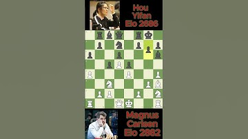Magnus Carlsen vs Hou Yifan #chess 971