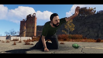 EPIC RUST DRONE FOOTAGE GRENADE DROP!!