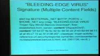 Shmoocon 2007 - Attack Detection and Response with Linux Firewalls - Michael Rash.mp4