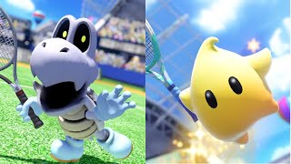 Mario Tennis Aces - Dry Bones Vs Luma
