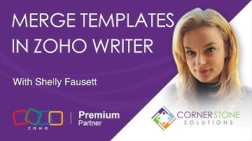Creating Merge Templates from PDF in Zoho Writer