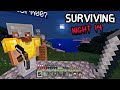 100 Days of Minecraft Survival Night 14 Evans in a Bad Mood Dad Expands the Outpost