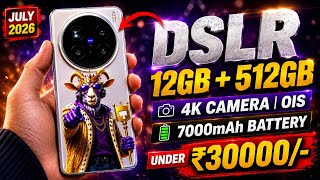 12GB + 512GB 🤯 - ₹30,000/- | Top 5 Best Camera Smartphone Under 30000 2026 | 144Hz + 7000mAh | india
