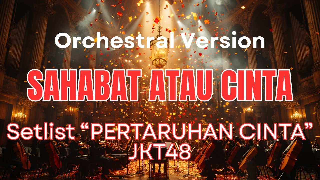 Sahabat atau Cinta – JKT48 (Orchestral Version) | Setlist “Pertaruhan Cinta” | 48 Group Orchestra 🎻💖