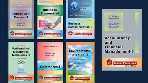 fybcom semester 1and 2 all books and prices#mananprakashan .