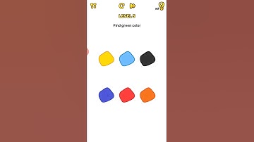 Brain blow level 4 find green colour