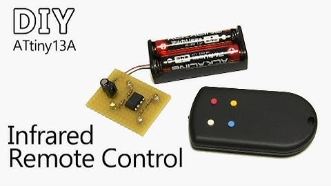 【DIY】Infrared Remote Control Using ATtiny13A