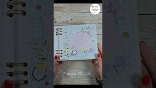 ✨️Make a scrapbook spread feat.@rosiesstudio papers.10% off with coupon code RS-MARINA #shorts
