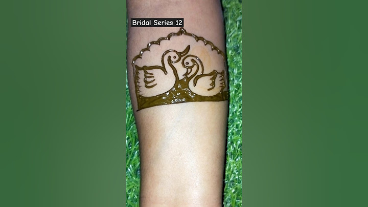 Duck mehndi designs l easy mehendi l Bridal design l #shortsfeed #mehndi #henna