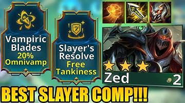 *NEW* Rogue Slayer Zed 3-STAR build!!! | Teamfight Tactics Set 9 Ranked