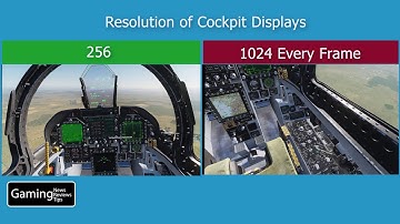 DCS World VR Settings 7: Cockpit Display Resolution