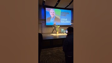 Ex-Microsoft CEO Steve Ballmer brings the energy to his talk at @GeekWire