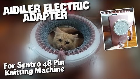 Unboxing Aidiler Knitting Machine Adapter for Sentro 48 Pin