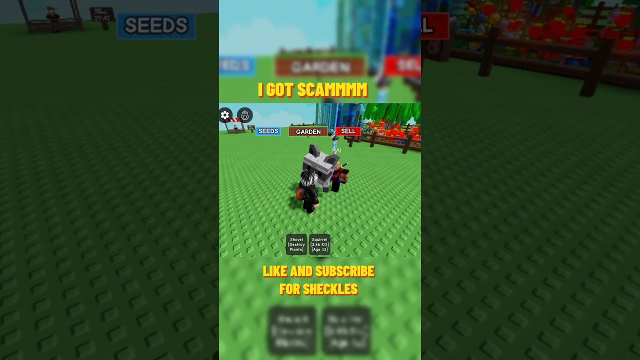 I GOT SCAM IN GROW A GARDEN Growagarden Shorts