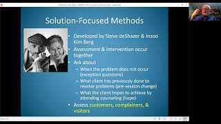 SW with Individuals Tutorial 5: Solution Focused Therapy